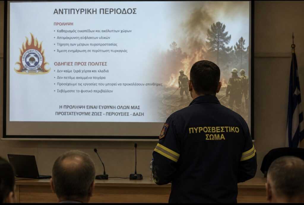 Στο επίκεντρο η αντιπυρική προστασία: Ενημέρωση Προέδρων Κοινοτήτων από το Π.Κ. Οιχαλίας