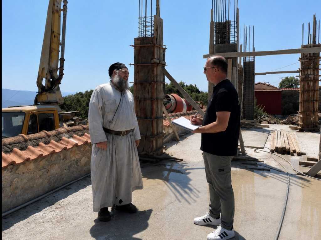 Ένας άνθρωπος του Θεού που ξαναδίνει ζωή στο Μοναστήρι της Παναγίας στον Ορφανό της Οιχαλίας